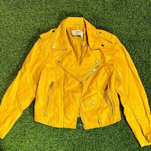 NWOT Wmns Zara Faux Leater Motorcycle Jacket